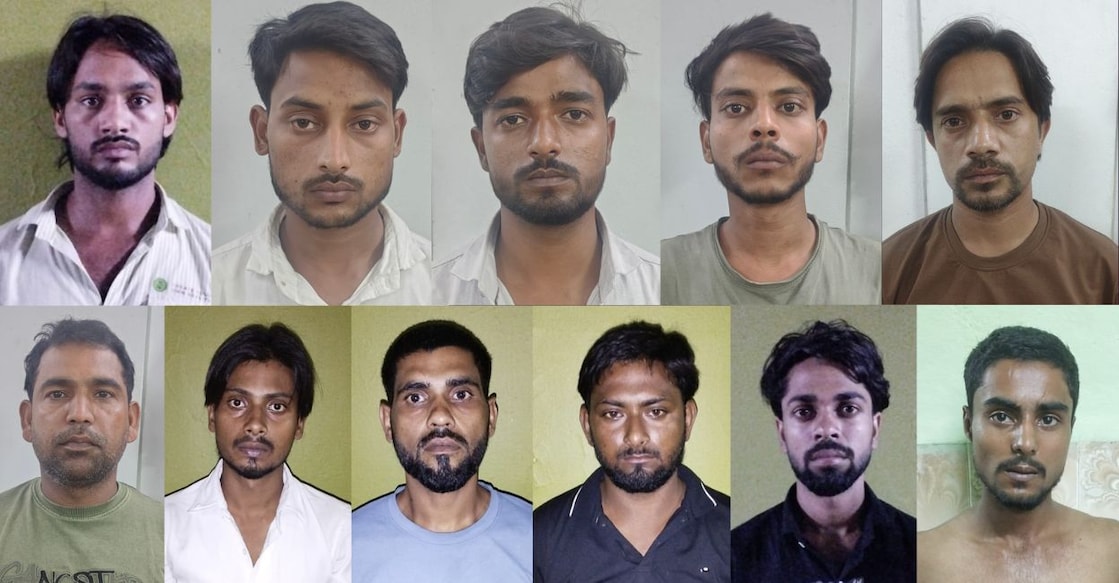 From top left: Farman Ansari, Monish, Sahil, Sameer, Mohsin, Sajid Ansari, Suhail, Saifulla, Rihan Khan, Shakib, Rihan. Photos: Special Arrangement. 