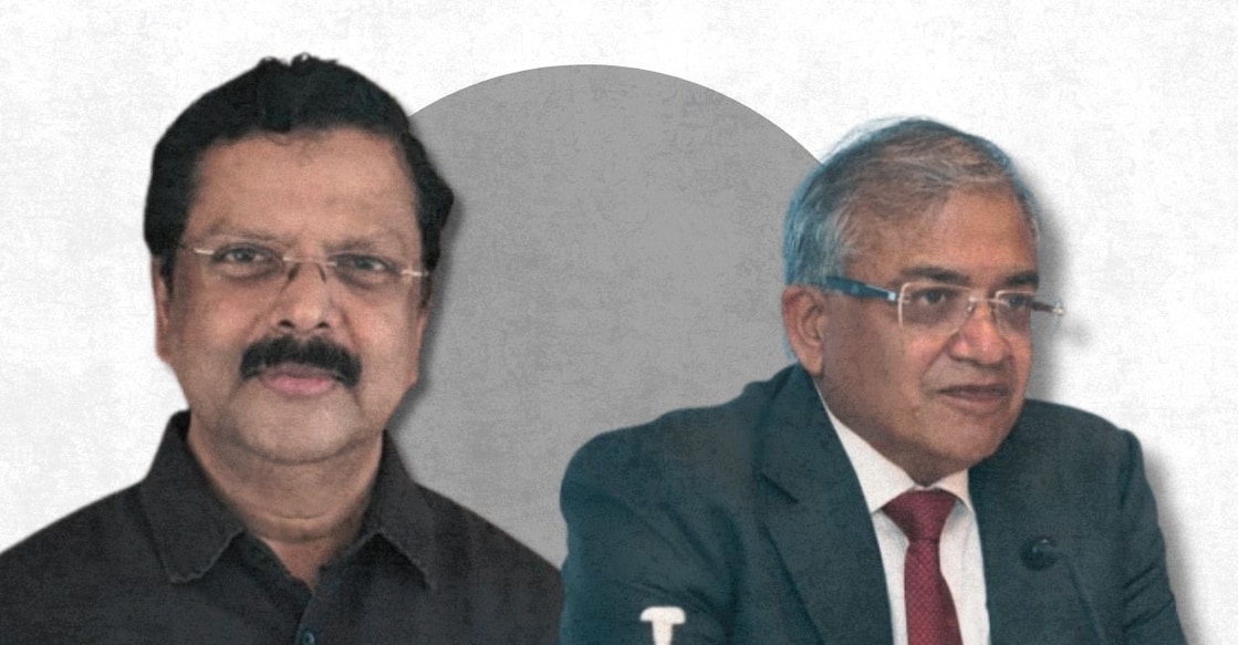 Jiji Thomson, Gyanesh Kumar. Photo: Facebook/Jiji Thomson, Manorama
