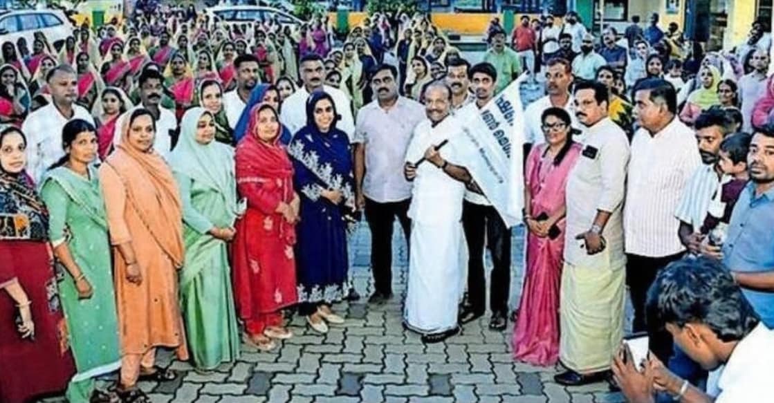 Minister P.K. Kunhalikutty flags off Malappuram Municipality's Poshan-Ma 2026. Photo: Manorama