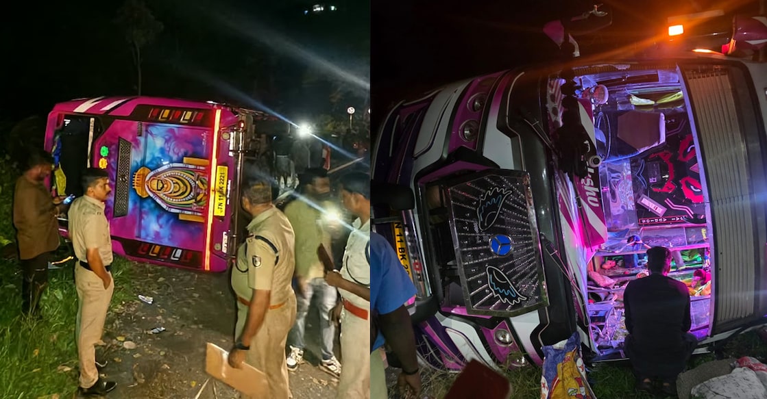 The minibus involved in the accident. Photo: Special arrangement