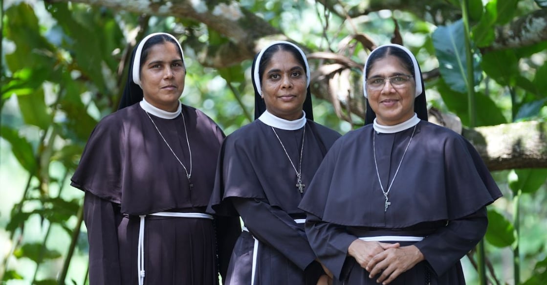Sr Alphy, Sr Ancitta and Sr Ranit. Photo: Special Arrangement.