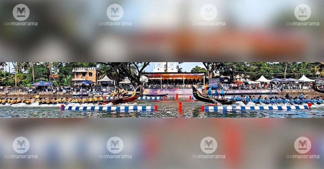 From the boat race at Gothuruth. Photo: Special Arrangement.
