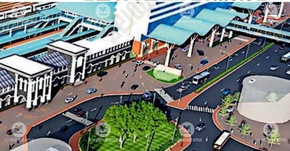Computer-generated image of the skywalk being built from Thiruvananthapuram Central Railway Station to the KSRTC bus station. Photo: Special Arrangement.
