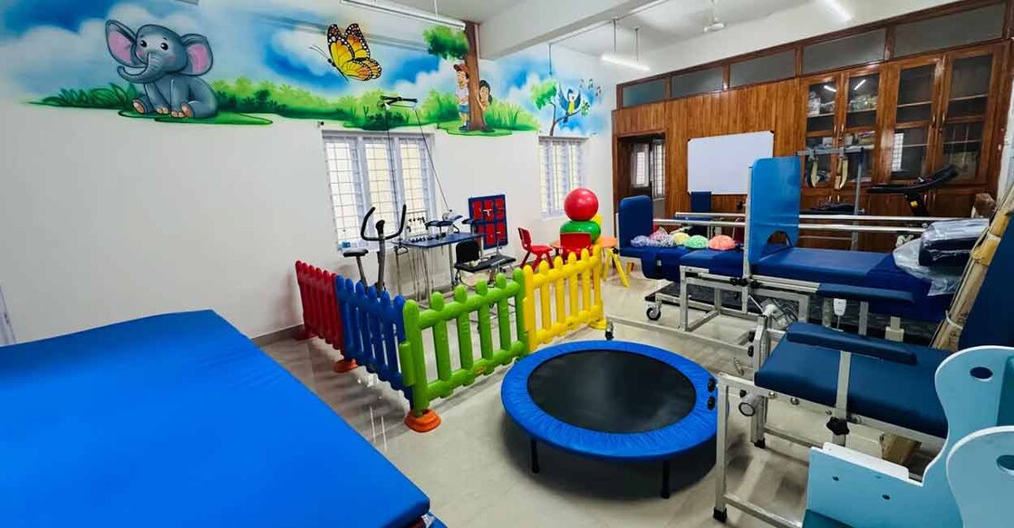 The free therapy centre for the differently-abled in Madappally. Photot: Special Arrrangement