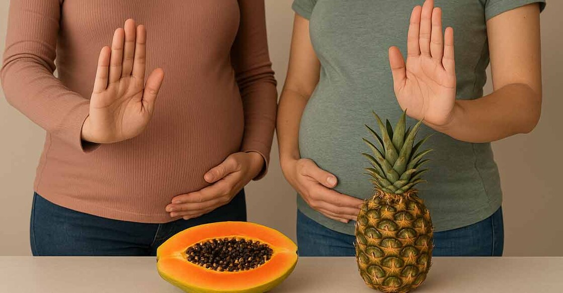 From olden days, pregnant women have been advised to steer clear of papaya and pineapple. Photo: AI-Generated image