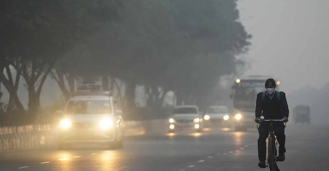 Delhi air in the morning. Photo: PTI