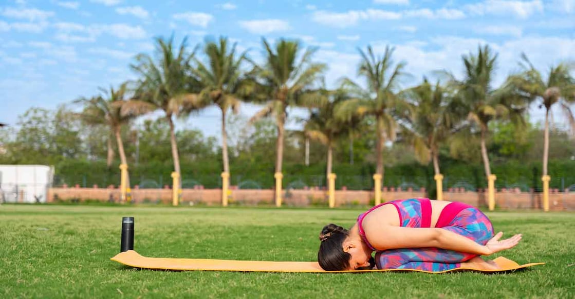 If you feel your knees or ankles are under extreme tension, place blankets or cushions under them for support. Photo: iStock