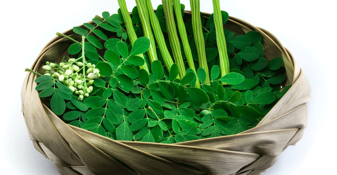 Moringa leaves and drumsticks are amazing sources of calcium, potassium, zinc, magnesium, iron, copper, nicotinic acid, and vitamins C, D, and E. Photo: iStock/EyeEm Mobile GmbH