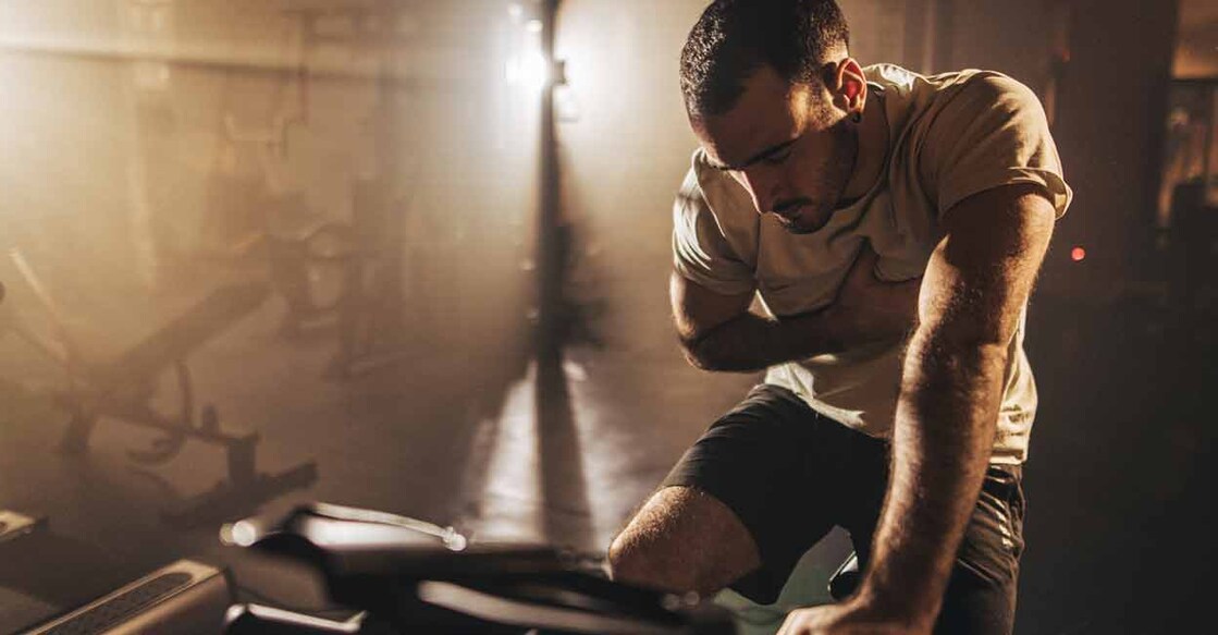 While exercising or running, if a person experiences excessive breathlessness, unusual discomfort and similar symptoms, they should stop the activity. Representative image/iStock/@freemixer