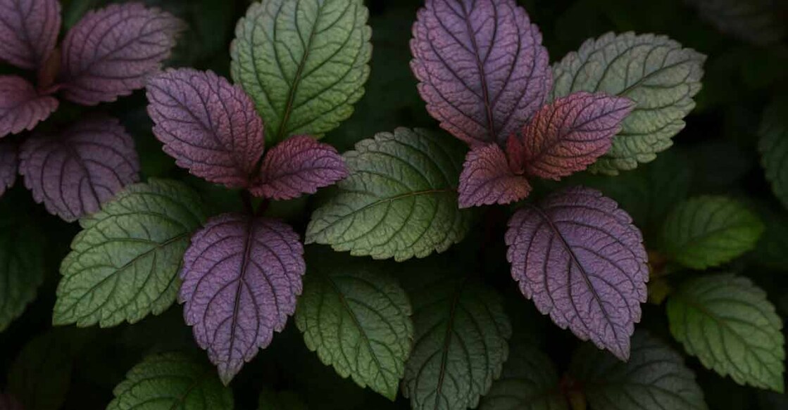 Murikoodi pacha, whose scientific name is Strobilanthus alternata or red ivy, has been widely used in the countryside to heal wounds. Photo: AI Generated Image