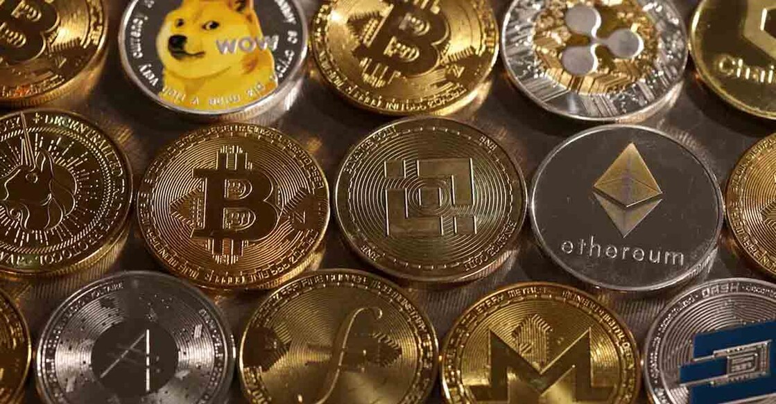 Representations of cryptocurrencies are seen in this illustration. Photo: Reuters