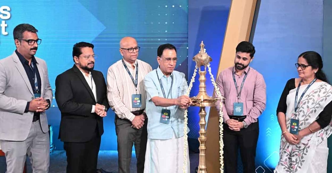 Inauguration of the fourth edition of Malayala Manorama Sampadyam Kerala Business Summit 2026 in Kochi. Photo: Manorama