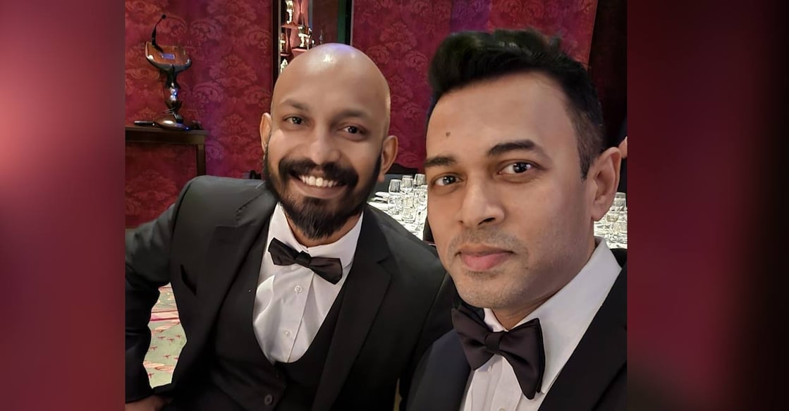 Cyril Roy and Hermercheese Balan. Photo: Special Arrangement. 