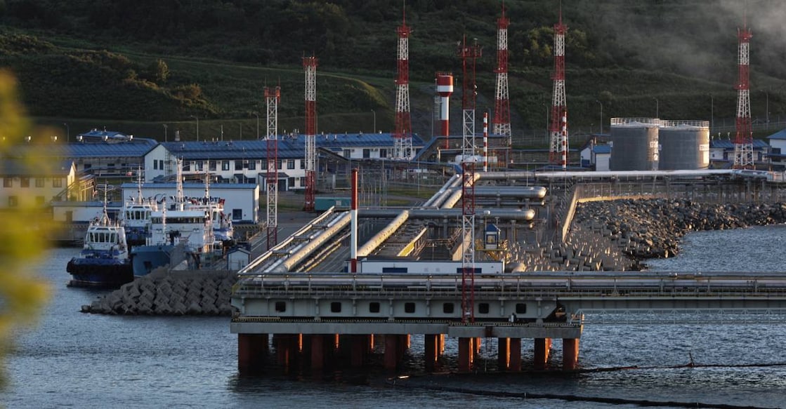 Crude oil terminal Kozmino on the shore of Nakhodka Bay near the port city of Nakhodka, Russia. Photo: Reuters