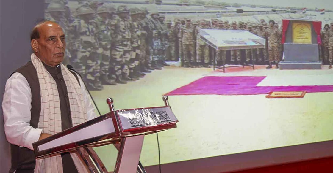 Defence Minister Rajnath Singh. Photo: PTI