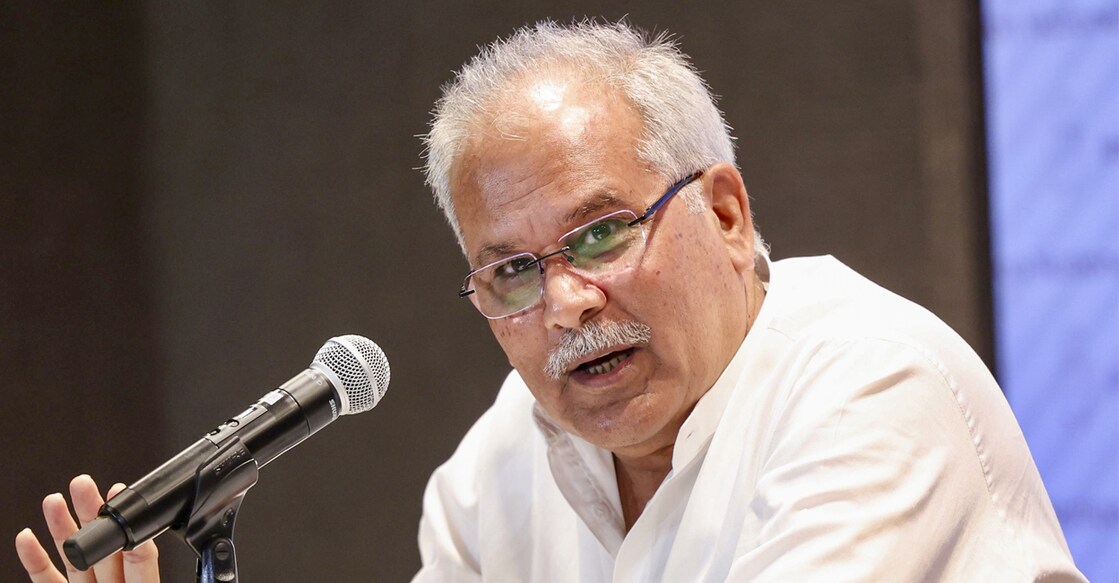 Bhupesh Baghel. Photo: @bhupeshbaghel/PTI