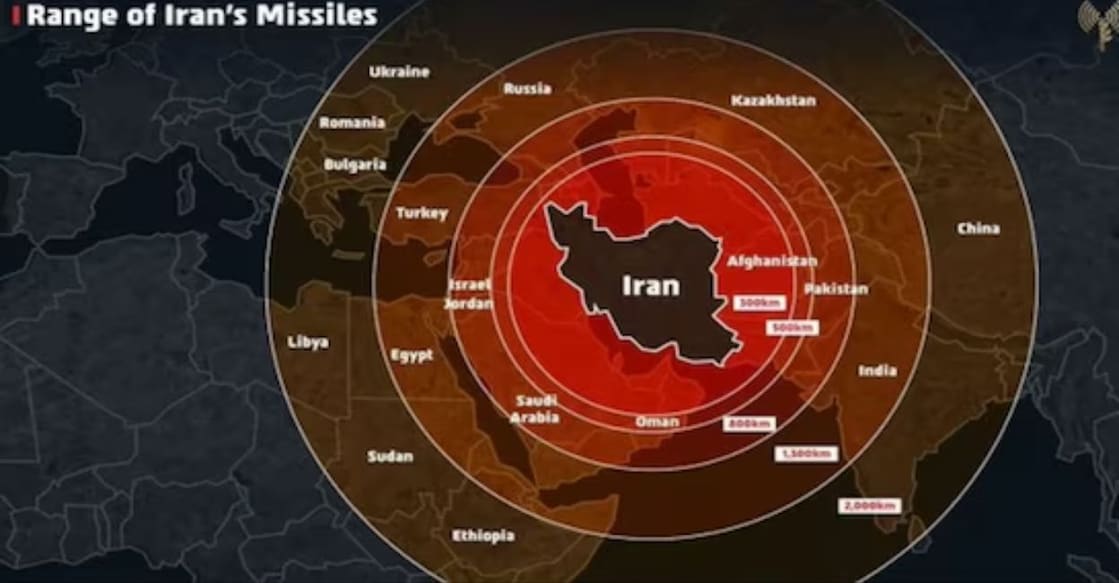 The map posted by the Israeli Defence Forces (IDF) on their X handle. Photo: X