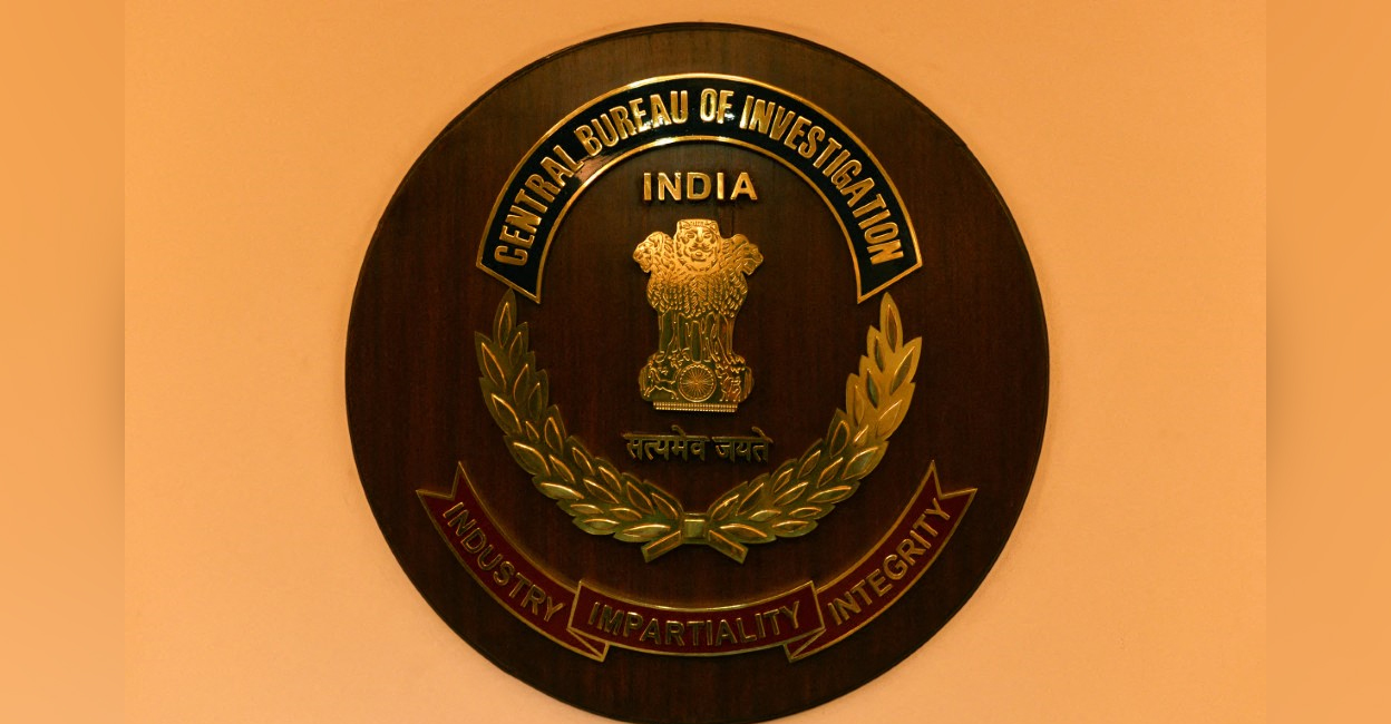 The logo of India's Central Bureau of Investigation (CBI). Photo: Chandan Khanna / AFP