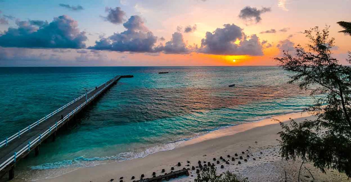 Bitra, the smallest inhabited island in Lakshadweep. Photo: Instagram/aliyulshaik_lakshadweep