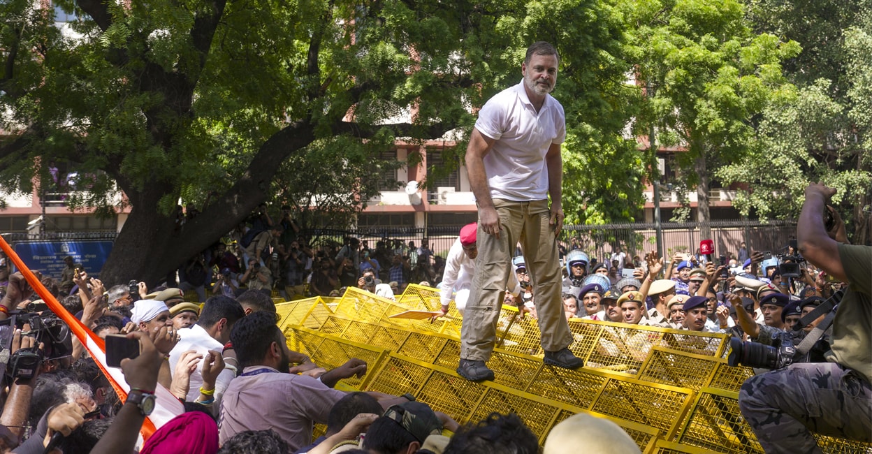Mathew Warn Traders urge Rahul Gandhi to defer INDIA bloc rally, warn of ₹10,000 cr ...