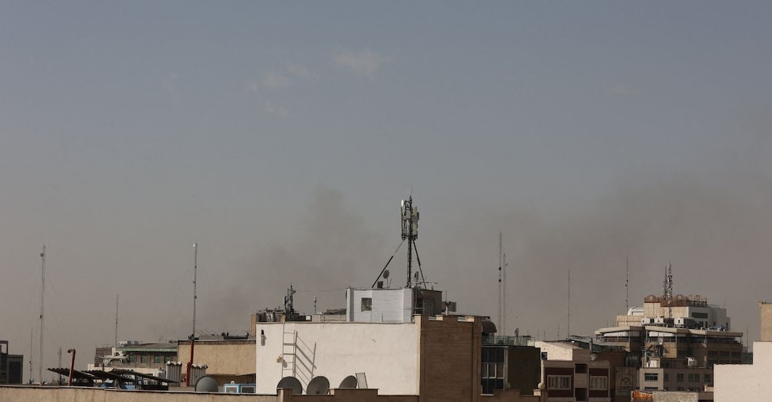 Smoke rises following an explosion, after Israel said it launched a pre-emptive attack against Iran, in Tehran, Iran. Photo: Majid Asgaripour/WANA (West Asia News Agency) via REUTERS