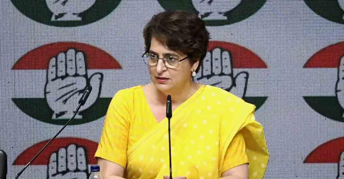 Priyanka Gandhi. Photo: Youtube/INC