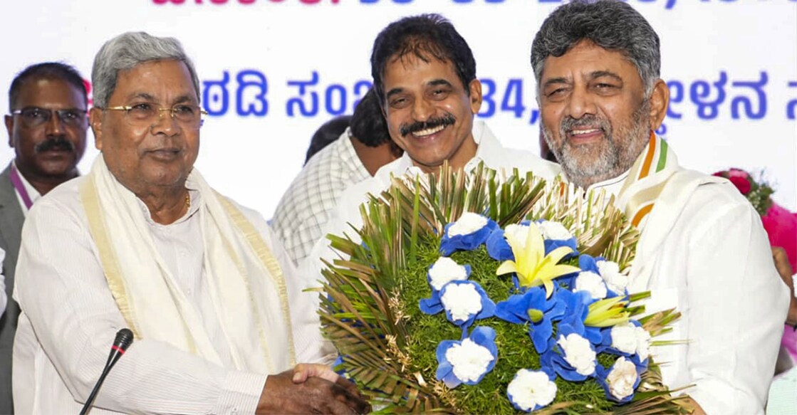 DK Shivakumar. Photo: PTI