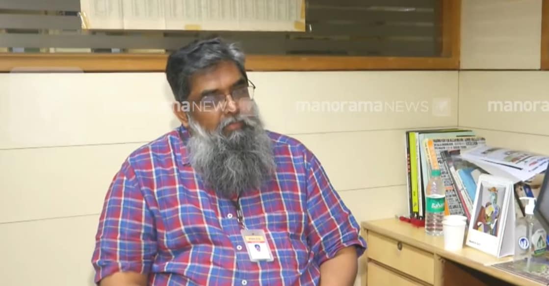 R Rajagopal. Screengrab/Manorama News