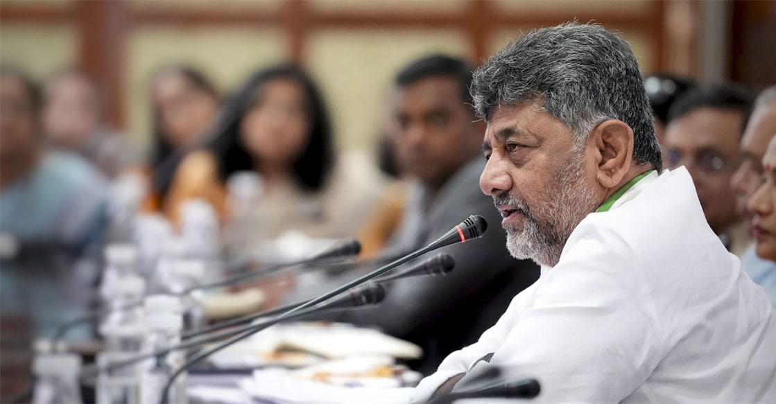 Karnataka Chief Minister D K Shivakumar. Photo: PTI 