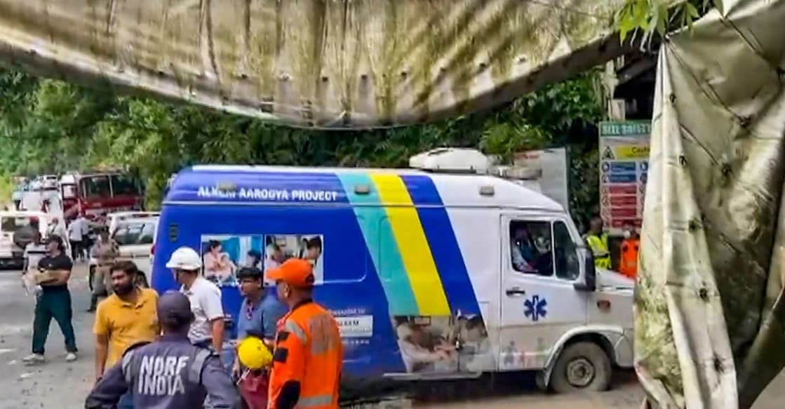 Sikkim tunnel collapse