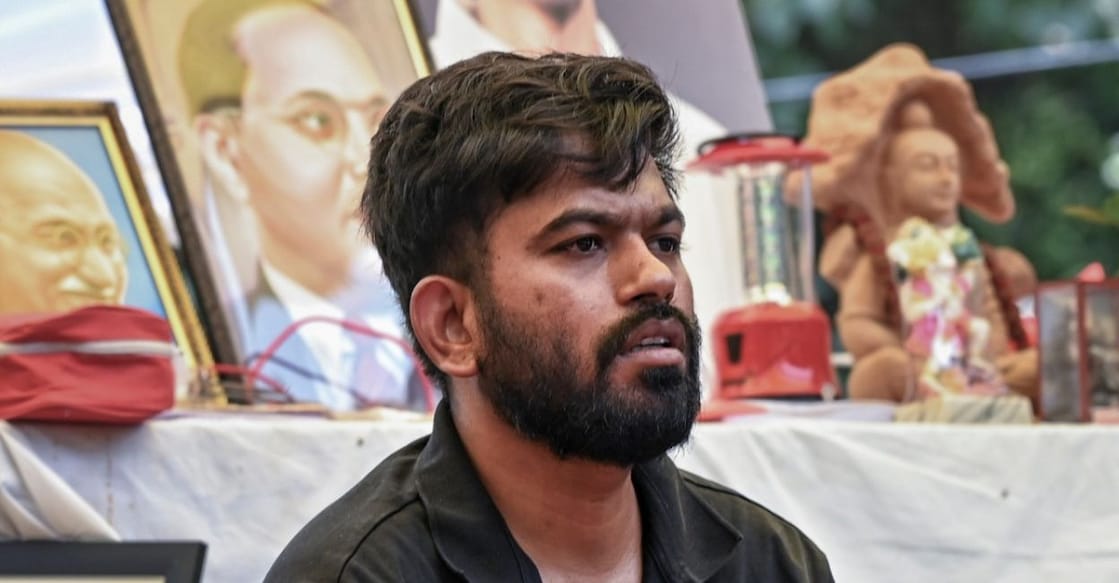 Cockroach Janata Party founder (CJP) Abhijeet Dipke. Photo: PTI
