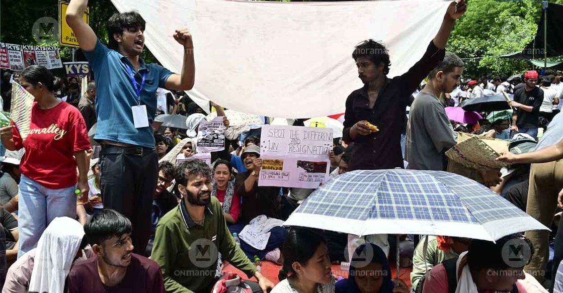 CJP protests at Jantar Mantar, New Delhi. Photo: Rahul R Pattom/Manorama