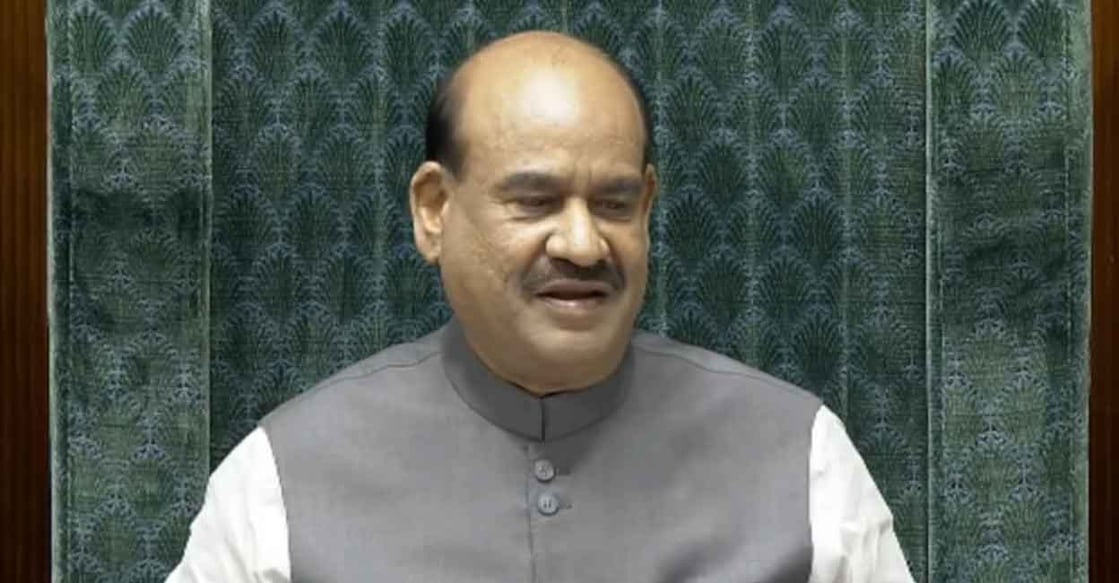 Lok Sabha Speaker Om Birla. Photo: Screengrab/ Sansad TV