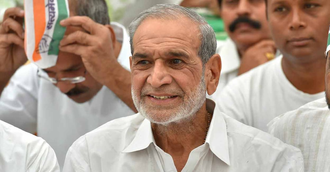 Former Congress MP Sajjan Kumar. Photo: Kamal Kishore/PTI