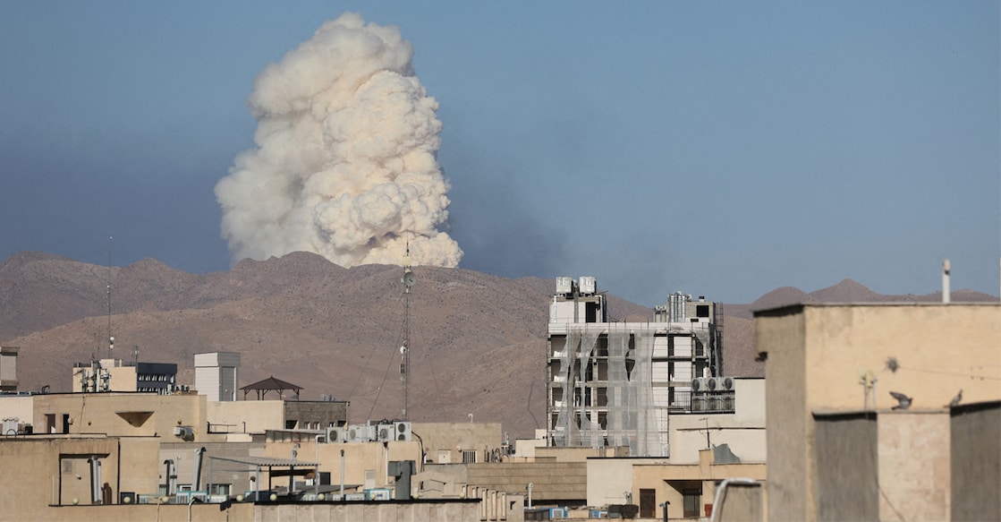 Smoke rises following an Israeli attack in Tehran, Iran, June 18, 2025. Photo:Majid Asgaripour/WANA (West Asia News Agency) via REUTERS