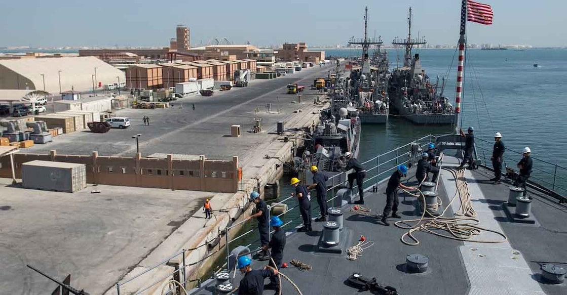 The US Fifth Fleet at Mina Salman in Bahrain. Photo: US Navy/naval-technology.com