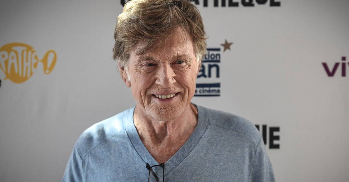 US actor Robert Redford poses for photographers at the Cinematheque Francaise on February 23, 2019, in Paris, after unveiling a seat in his honour. Photo: AFP