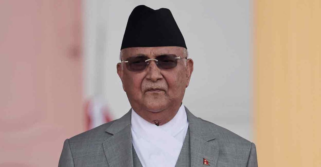  KP Sharma Oli. Photo: Reuters