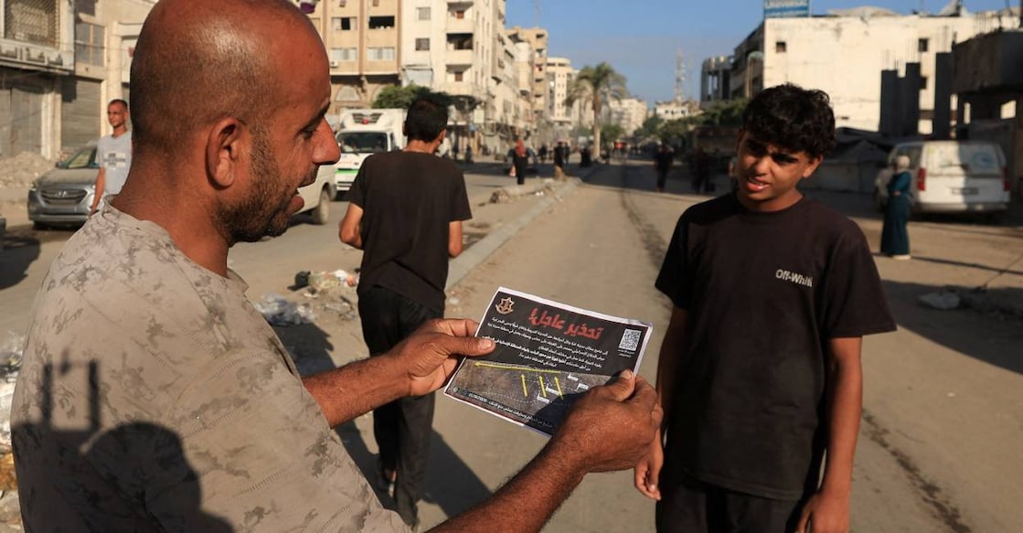 'Leave now': Israel issues evacuation order for residents in Gaza City