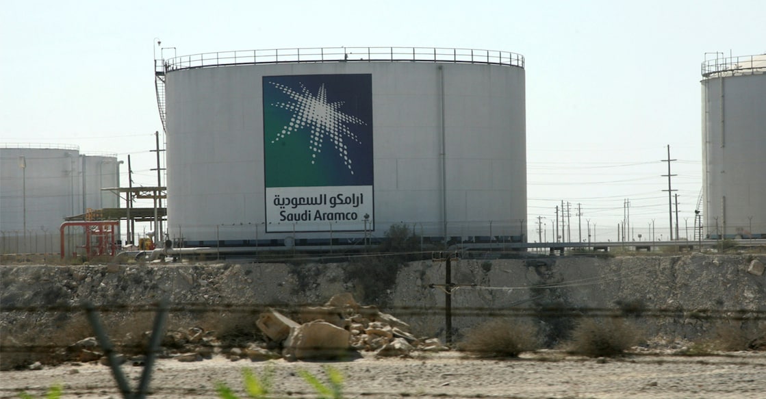 Oil tanks seen at the Saudi Aramco headquarters. Photo: Reuters