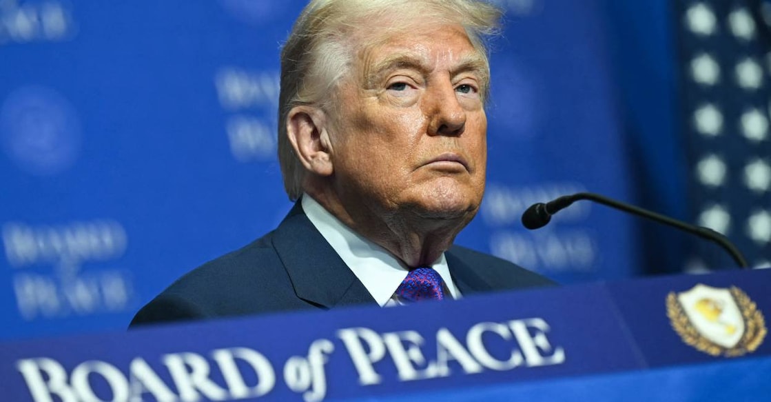 US President Donald Trump attends the inaugural meeting of the "Board of Peace" at the US Institute of Peace in Washington, DC, on February 19, 2026. Photo: AFP