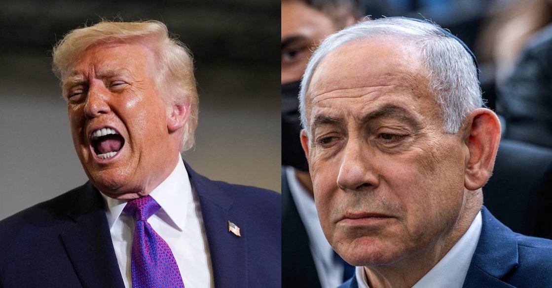 US president Donald Trump and Israeli Prime Minister Benjamin Netanyahu. Photo: AFP