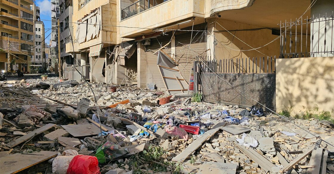 This photograph shows the damage at the site of an Israeli airstrike that targeted Shiyah neighborhood in Beirut’s southern suburbs, on April 5, 2026. Photo: AFP