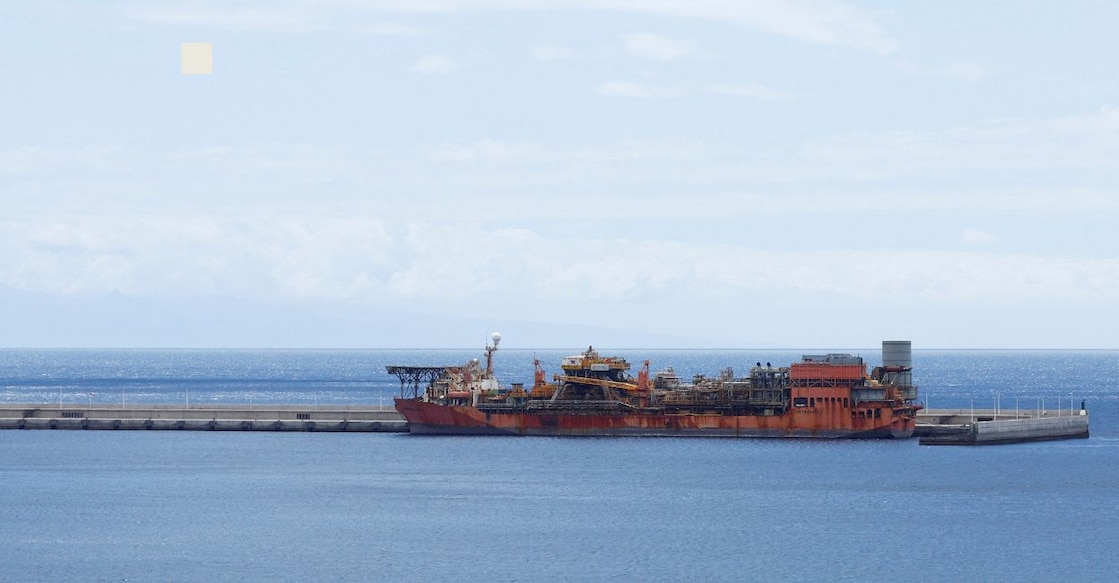 Ships at dock at Granadilla port, where the MV Hondius, carrying nearly 150 people, is expected to arrive within three days. Photo: REUTERS/Borja Suarez