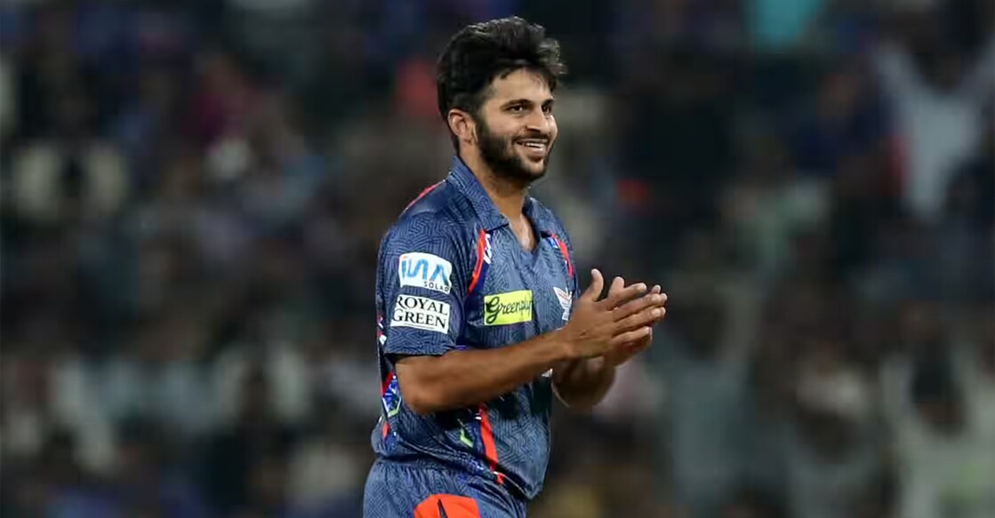 Shardul Thakur representing Lucknow Super Giants in IPL 2025. Photo: IPL