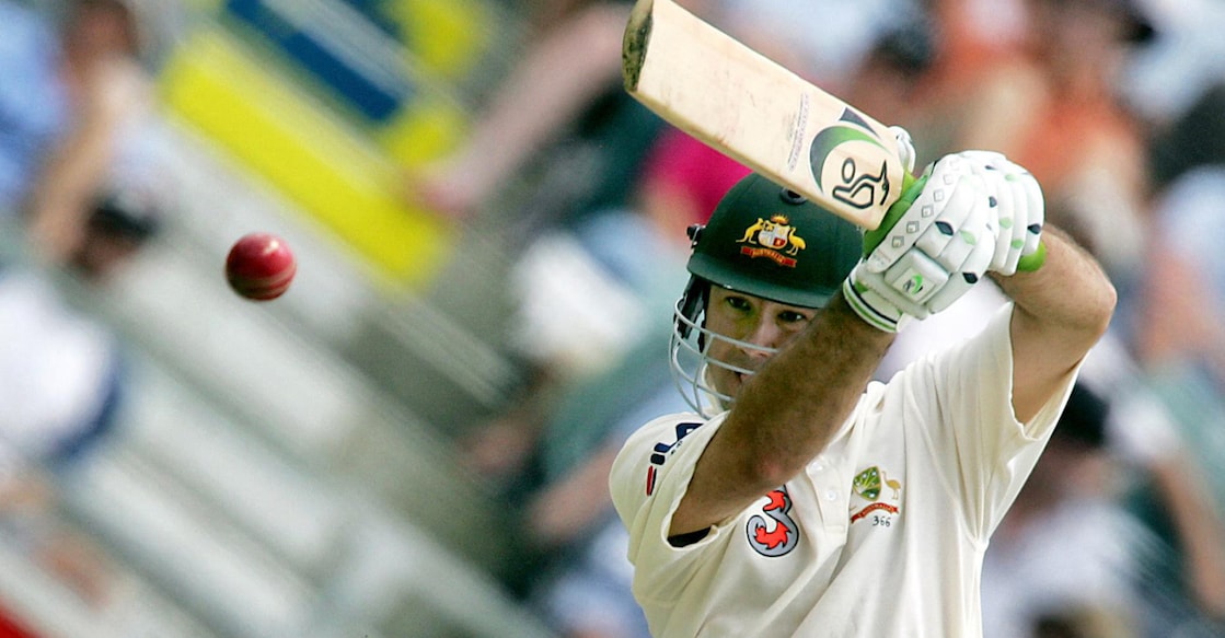 In this file photo from December 16, 2004, Australian captain Ricky Ponting plays a drive on day one of the first Test against Pakistan at the WACA ground in Perth. File photo: AFP/ Greg Wood