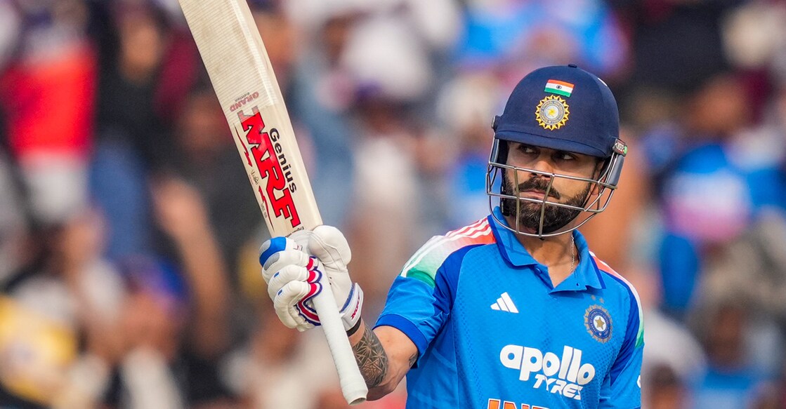 India's Virat Kohli during the first ODI against South Africa at JSCA International Stadium Complex, in Ranchi, Jharkhand, Sunday, November 30, 2025. Photo: PTI