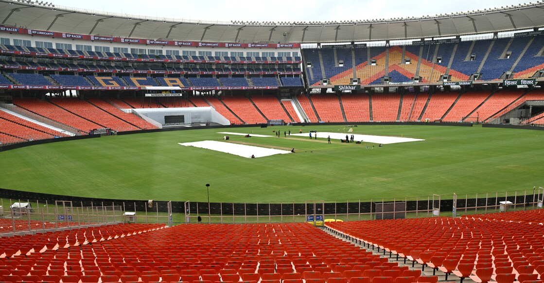The Narendra Modi Stadium in Ahmedabad will host the final of the 2026 T20 World Cup. File photo: AFP/ R Satish Babu