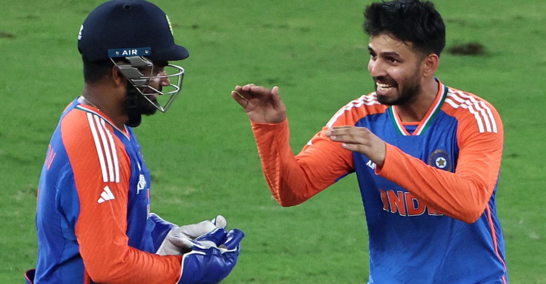 Sanju Samson and Jitesh Sharma in action for India. File photo: AFP