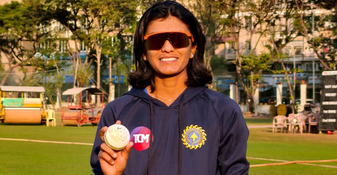Niya Nazneen bagged three wickets as Kerala defeated Saurashtra by 95 runs in a Women's Under-19 One-day Trophy Elite match in Mumbai on December 15, 2025. Photo: KCA
